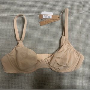 Skims unlined underwire bra NWT size 34C SAND